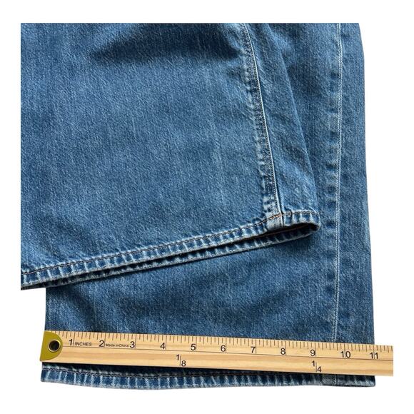 American Eagle Jeans Womens Size 18 90s Wide Leg Hi-Rise Retro Boho Casual Y2K - Picture 9 of 12